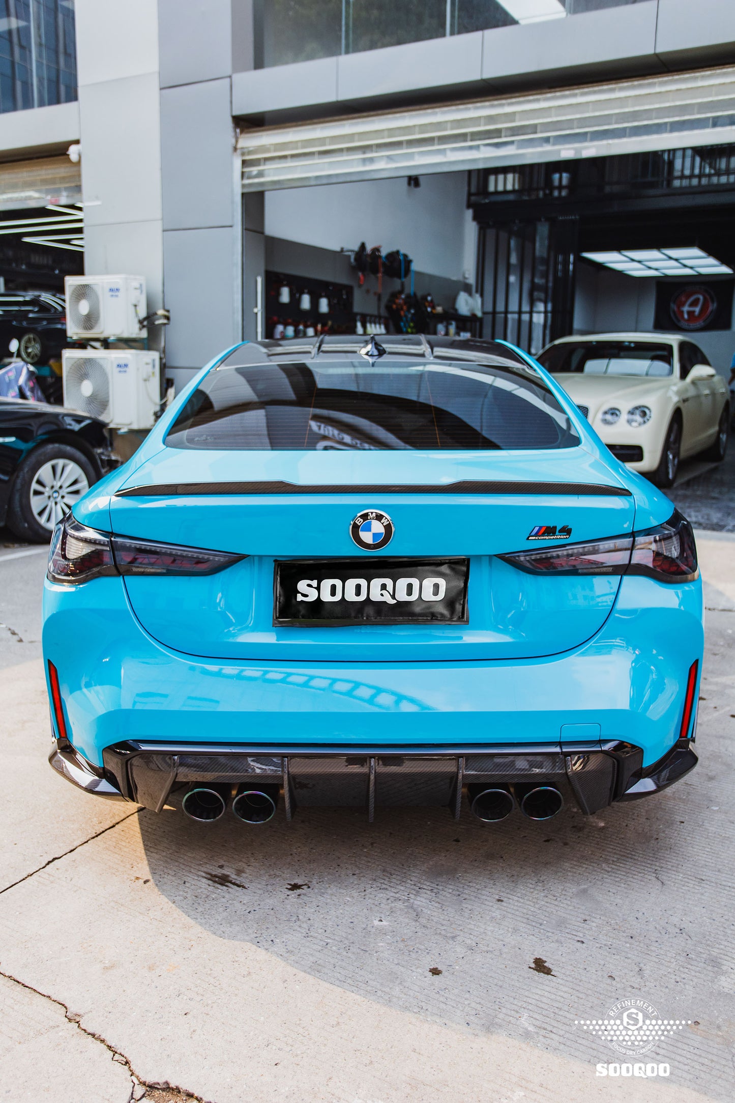 Dry Carbon Fiber - Diffuser Euro Style [BMW M3 G80 | M4 G82]