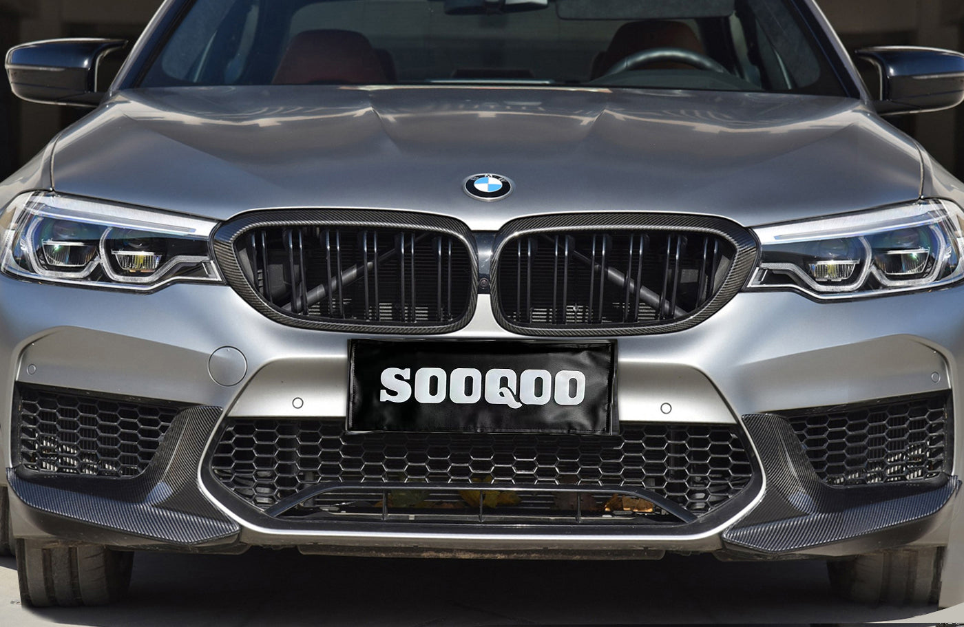 Dry Carbon Fiber - Front Splitter MP Style [BMW M5 F90 PRE-LCI]