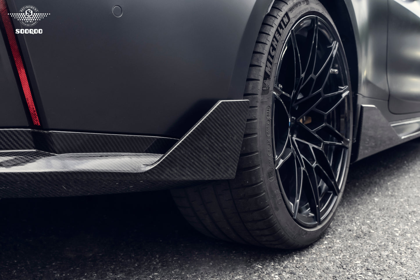 Dry Carbon Fiber - Rear Splitter MP Style [BMW M3 G80 | M4 G82]