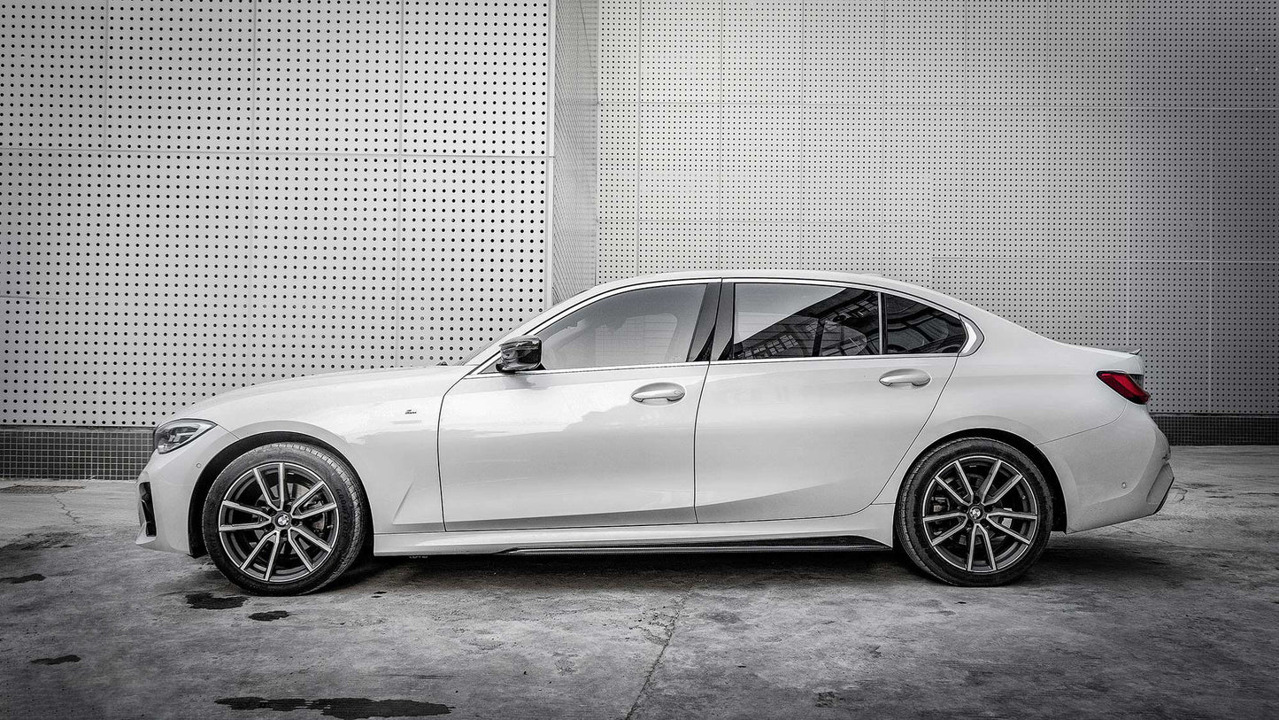 Dry Carbon Fiber - Side Skirt MP Style [BMW 3 Series G20]