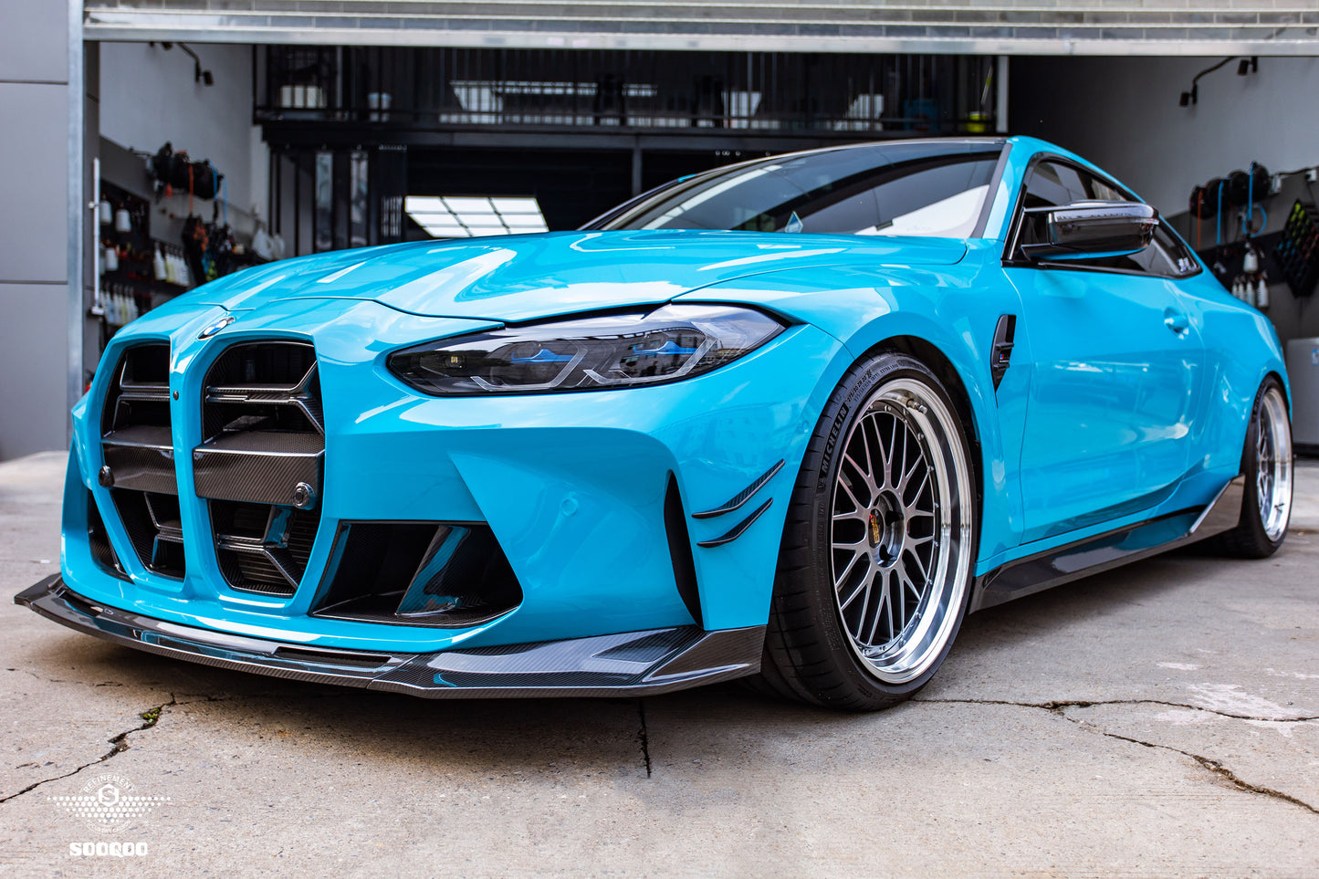 Dry Carbon Fiber - Front Lip V Style [BMW M3 G80 | M4 G82]