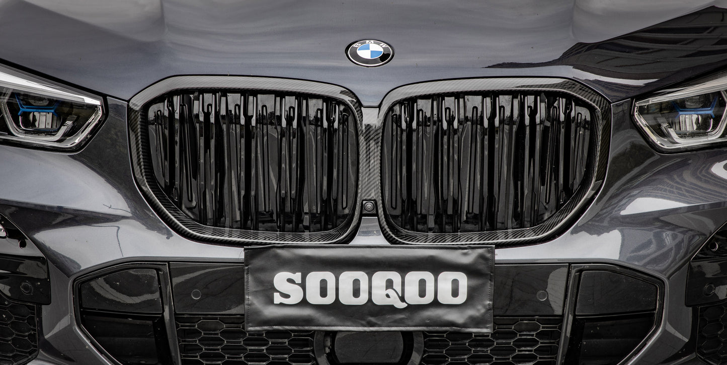 Dry Carbon Fiber - Double Slat Grill [BMW X5M F95 PRE-LCI]