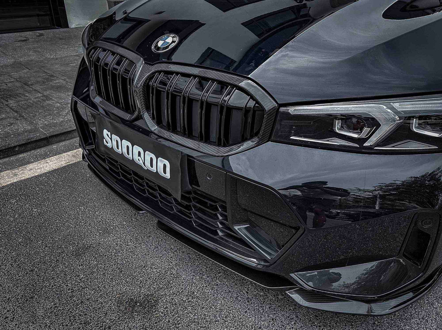 Dry Carbon Fiber - Front Lip MP Style [BMW 3 Series G20 LCI]
