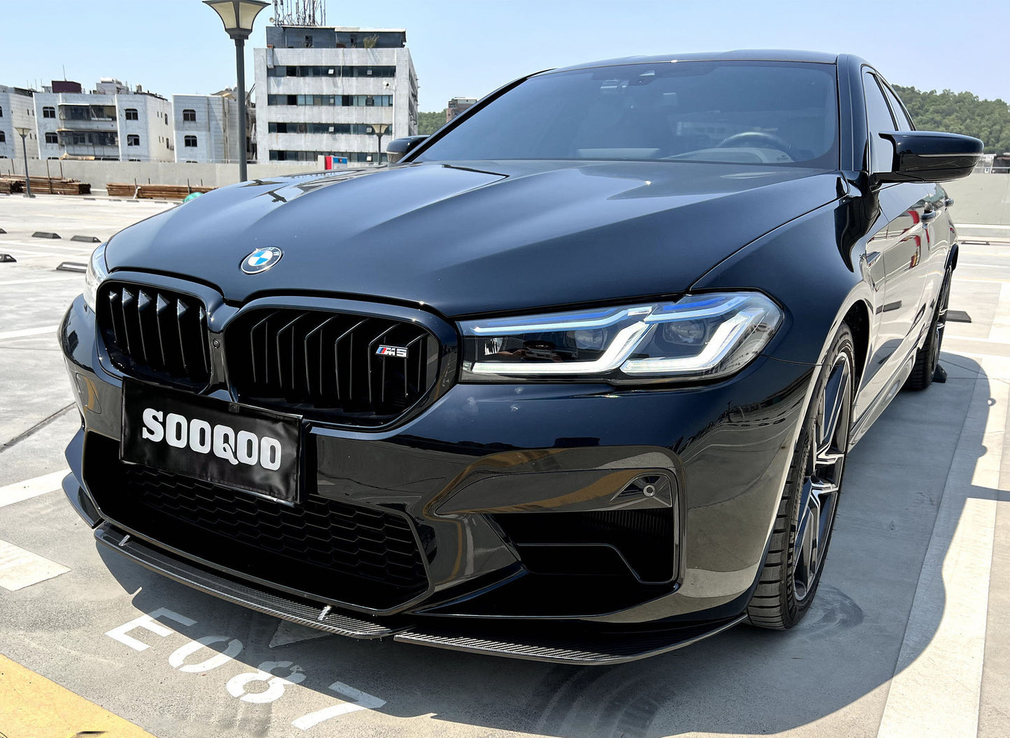 Dry Carbon Fiber - Front Lip LCI ST Style [BMW M5 F90]