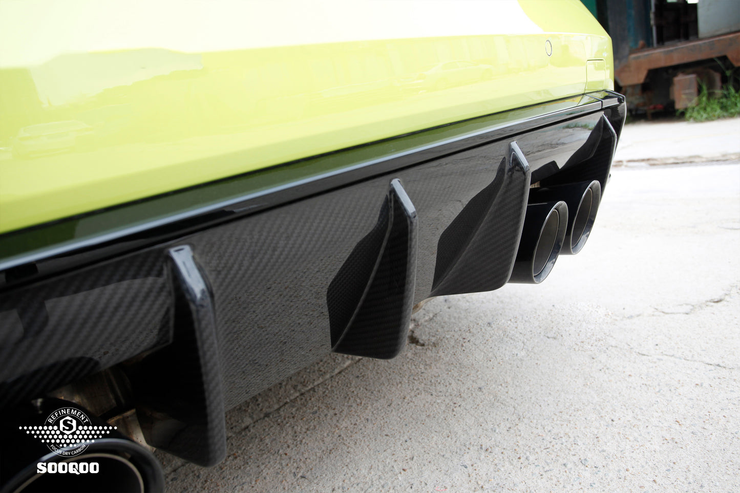 Dry Carbon Fiber - Diffuser OEM Style [BMW M3 G80 | M4 G82]