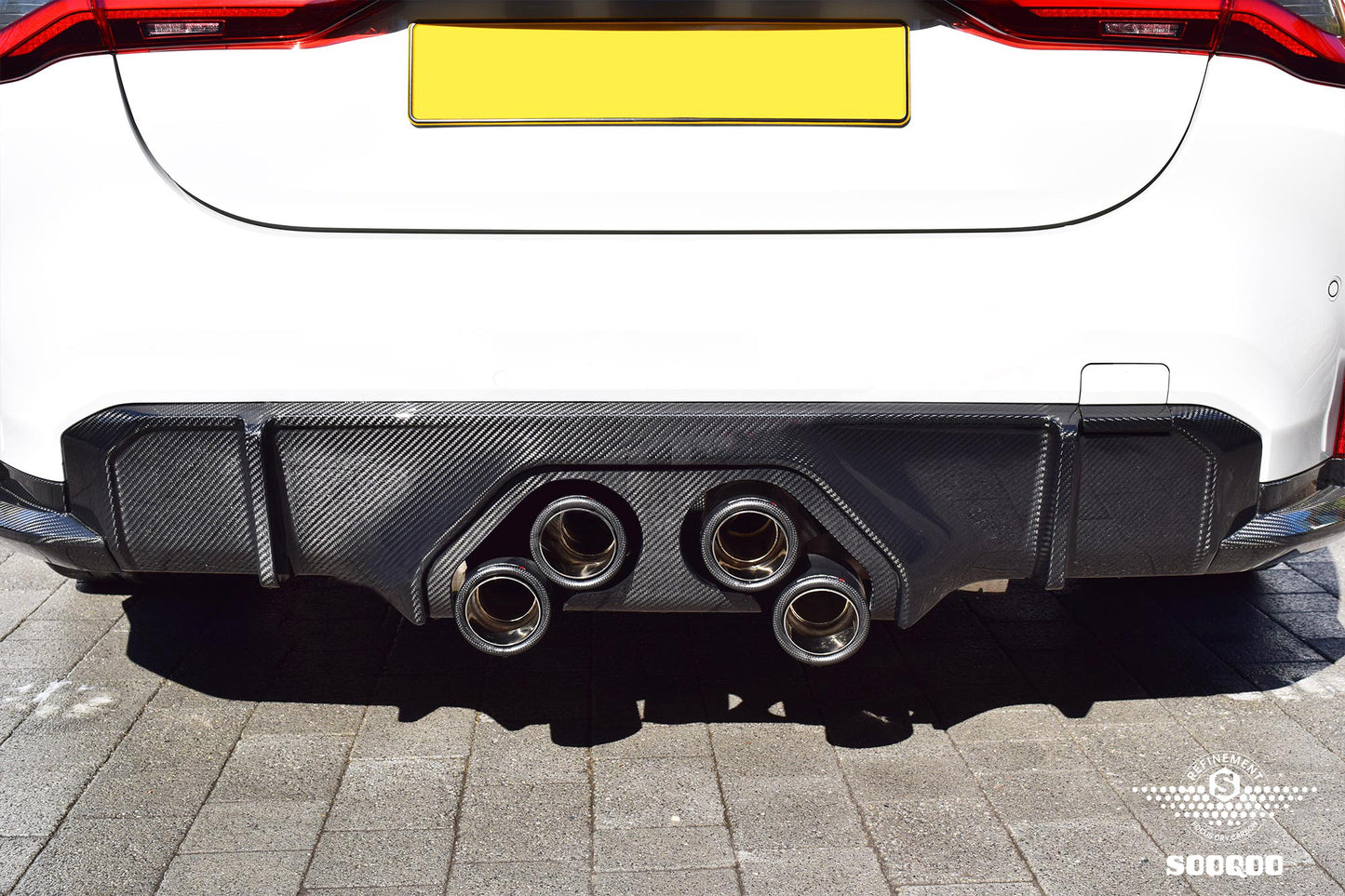 Dry Carbon Fiber - Diffuser MP Style [BMW M3 G80 | M4 G82]
