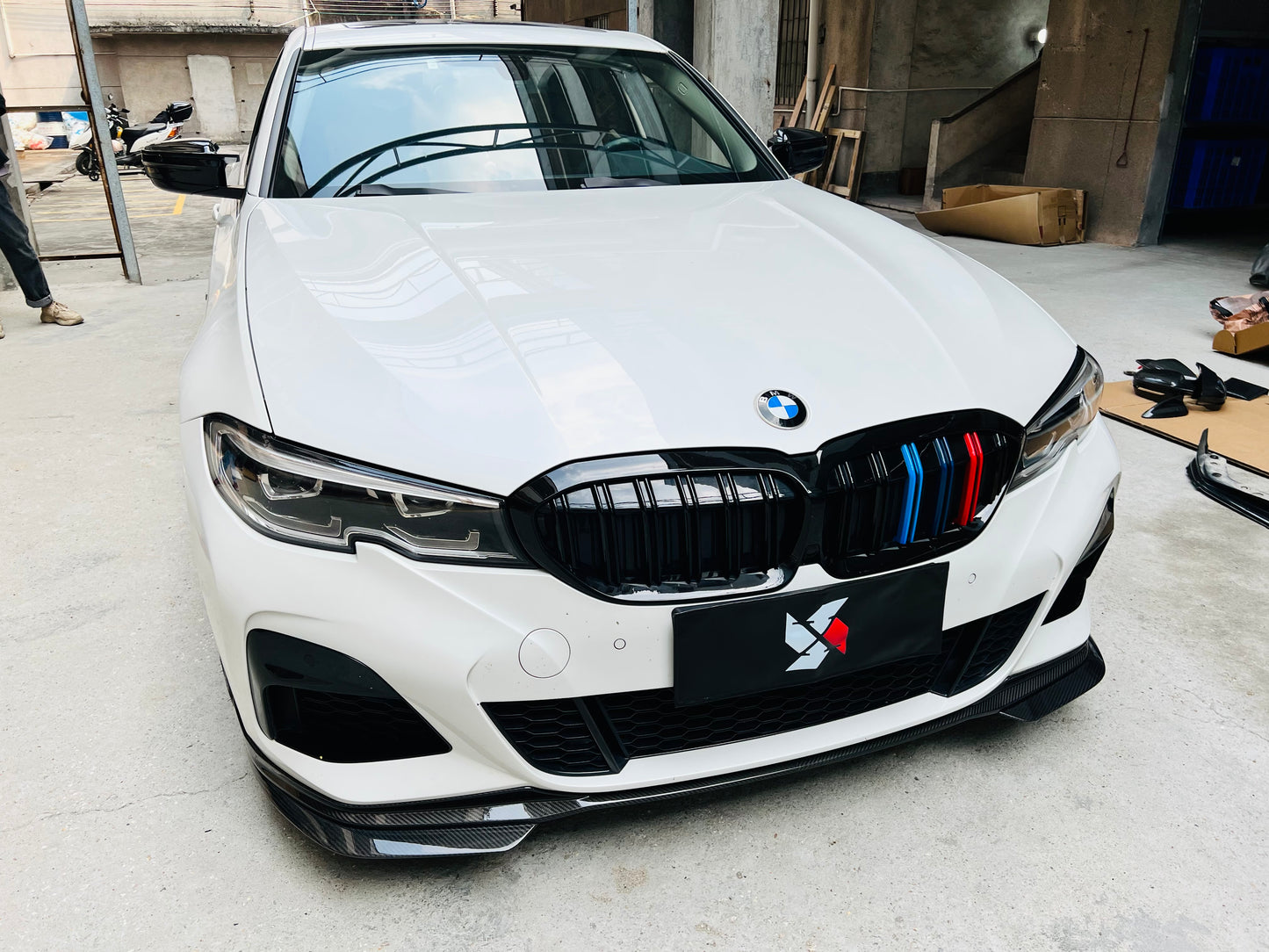 Dry Carbon Fiber - Front Lip MP Style [BMW 3 Series G20 Pre-LCI]