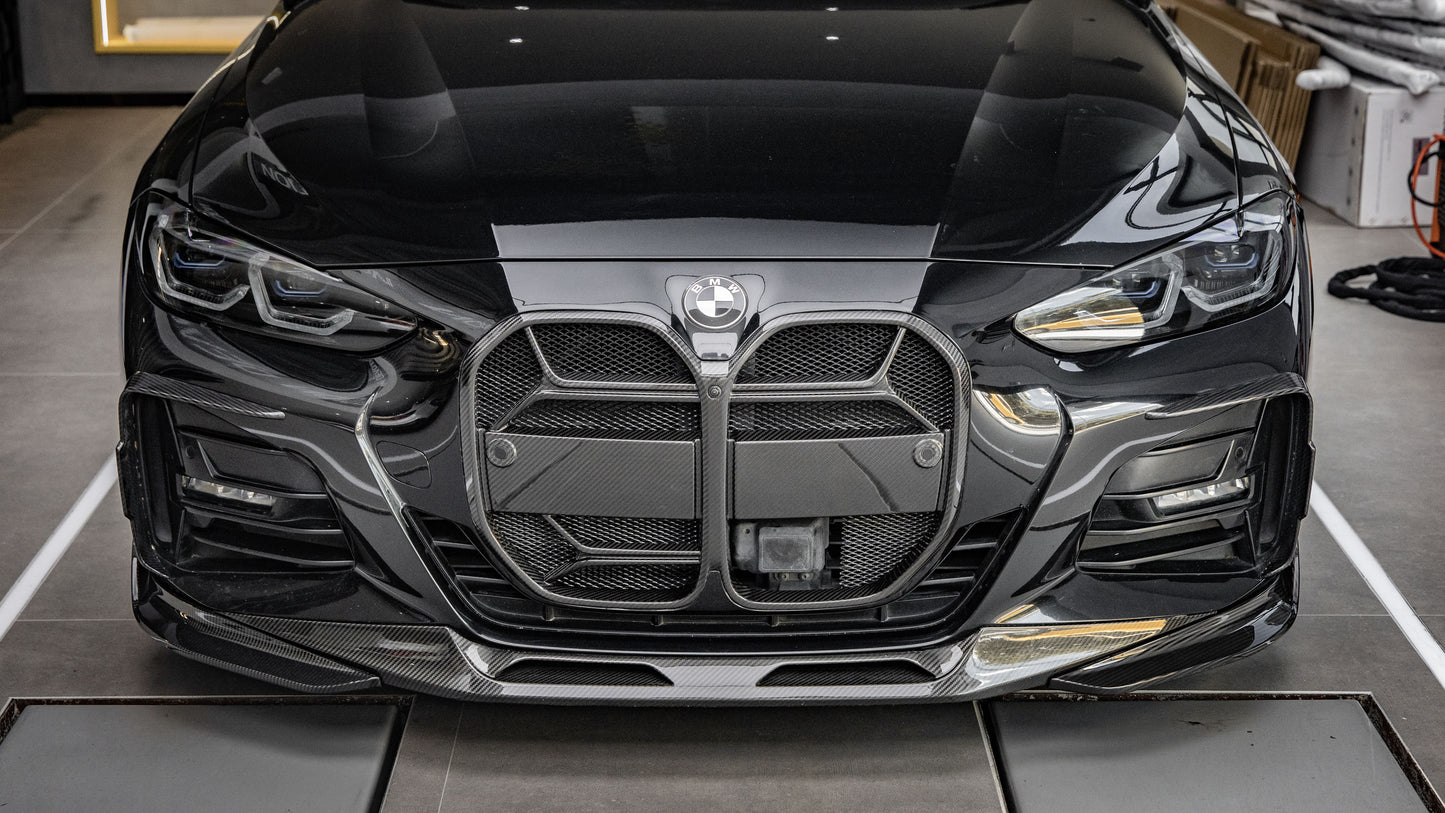 Dry Carbon Fiber - Front Grill CSL Style (with or without ACC sensor) [BMW 4 Series G22 | G23]