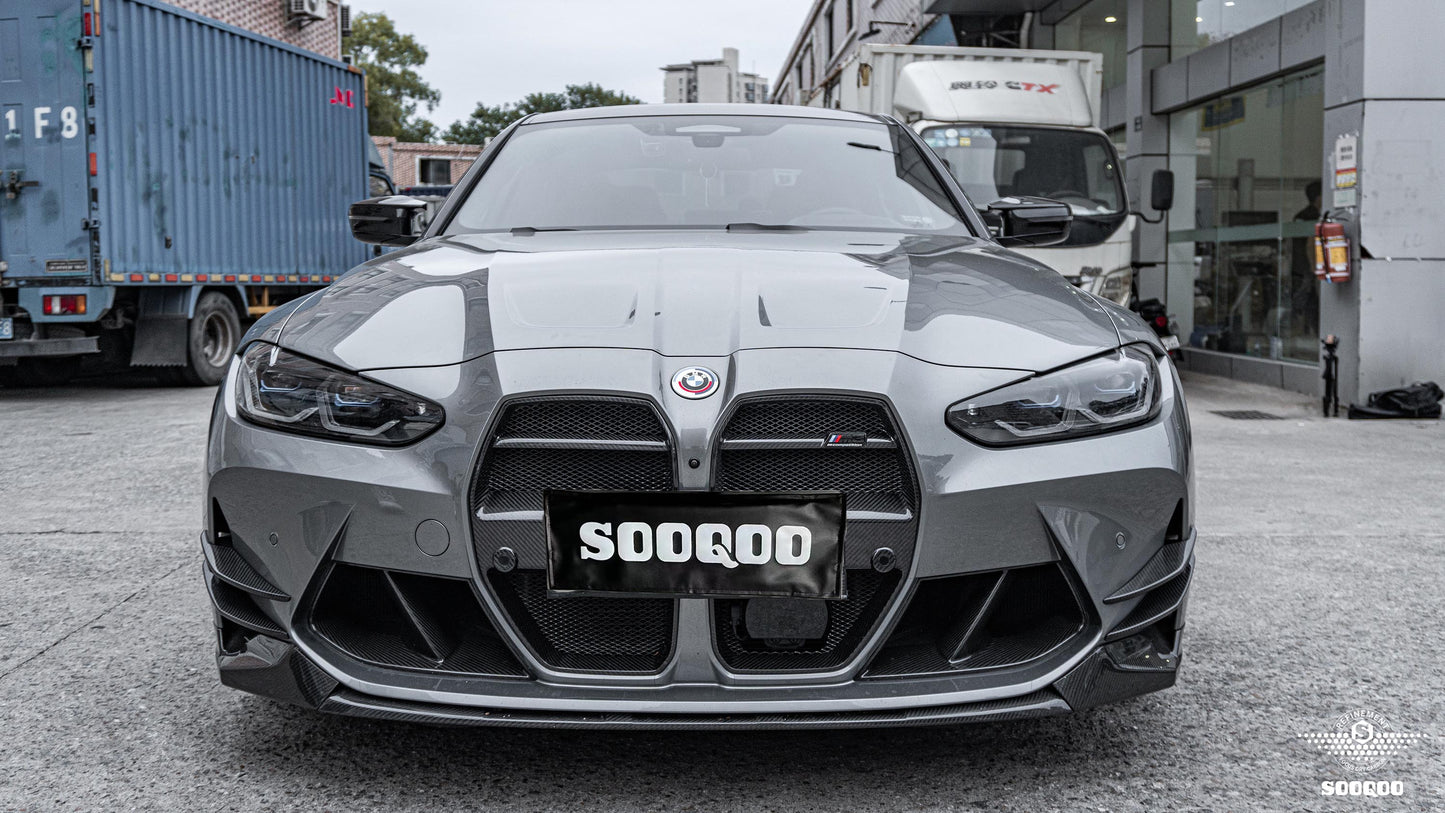Dry Carbon Fiber - Front Side Canards AC Style [BMW M3 G80 | M4 G82]