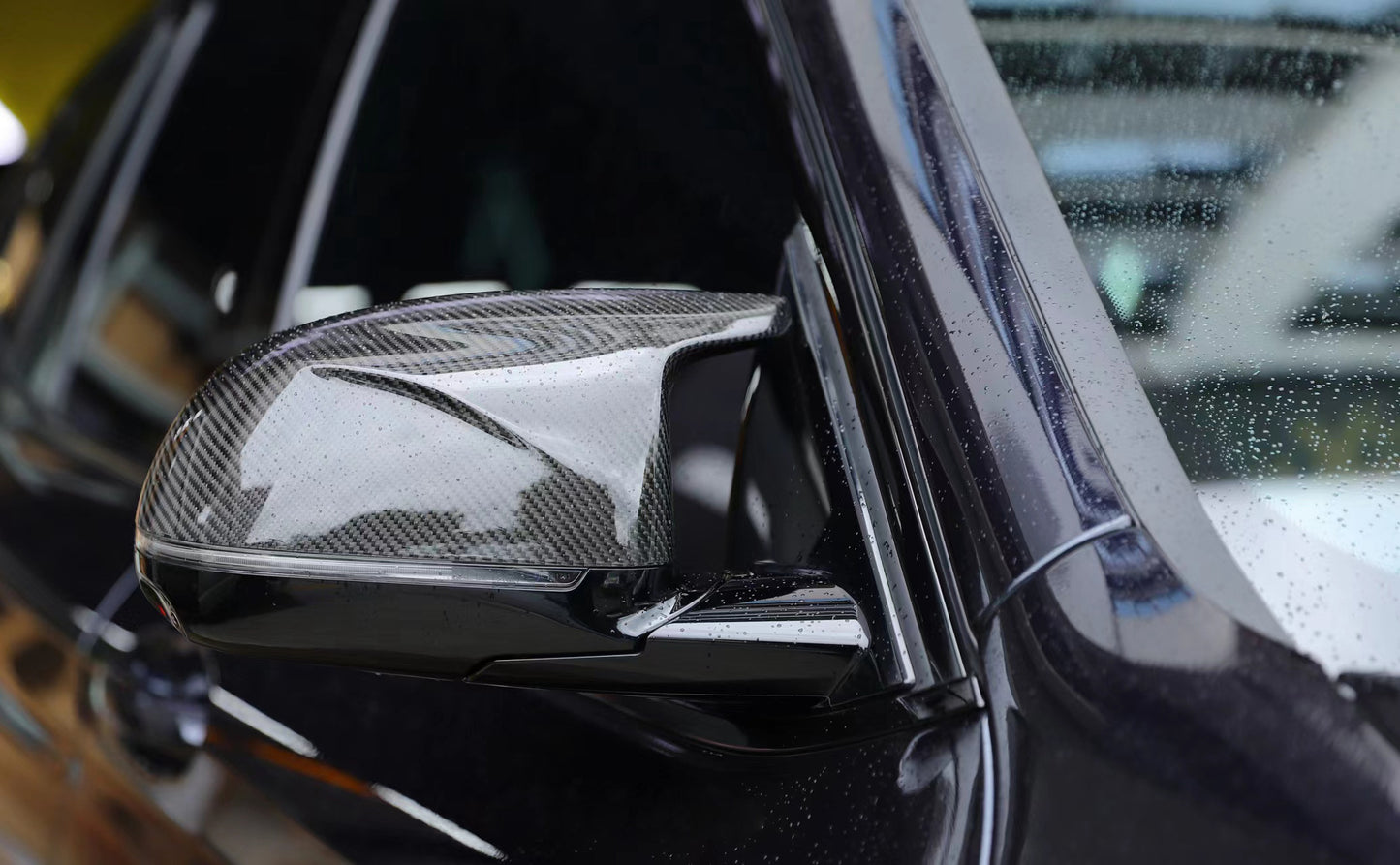 Dry Carbon Fiber - Mirror Cover OEM Style [BMW X5M F95 PRE-LCI | X6M F96 PRE-LCI]