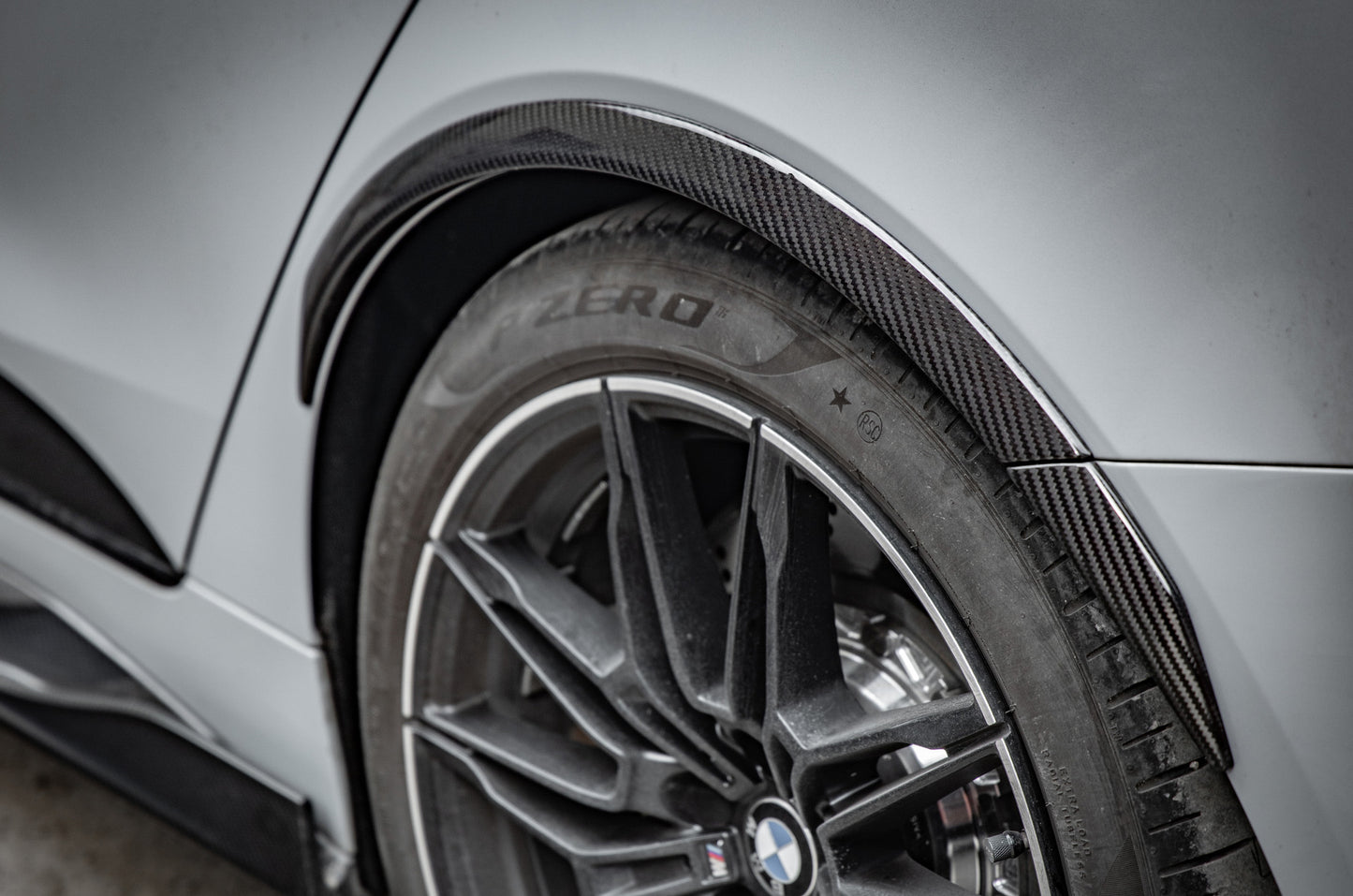Dry Carbon Fiber - Wheel Arch Trim MP Style [BMW 4 Series G26]