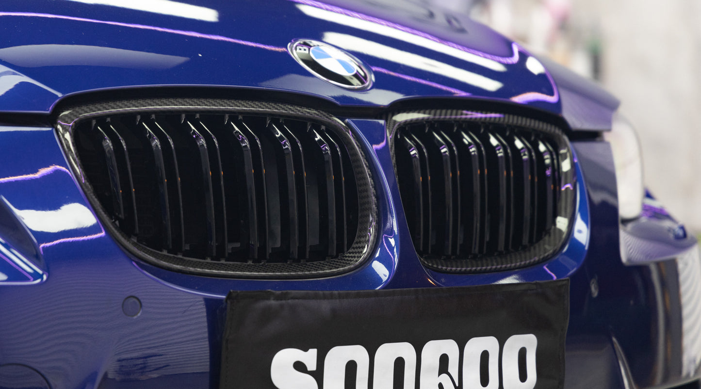 Dry Carbon Fiber - Front Grill Double Slat [BMW 3 Series E92 E93 Pre-LCI]