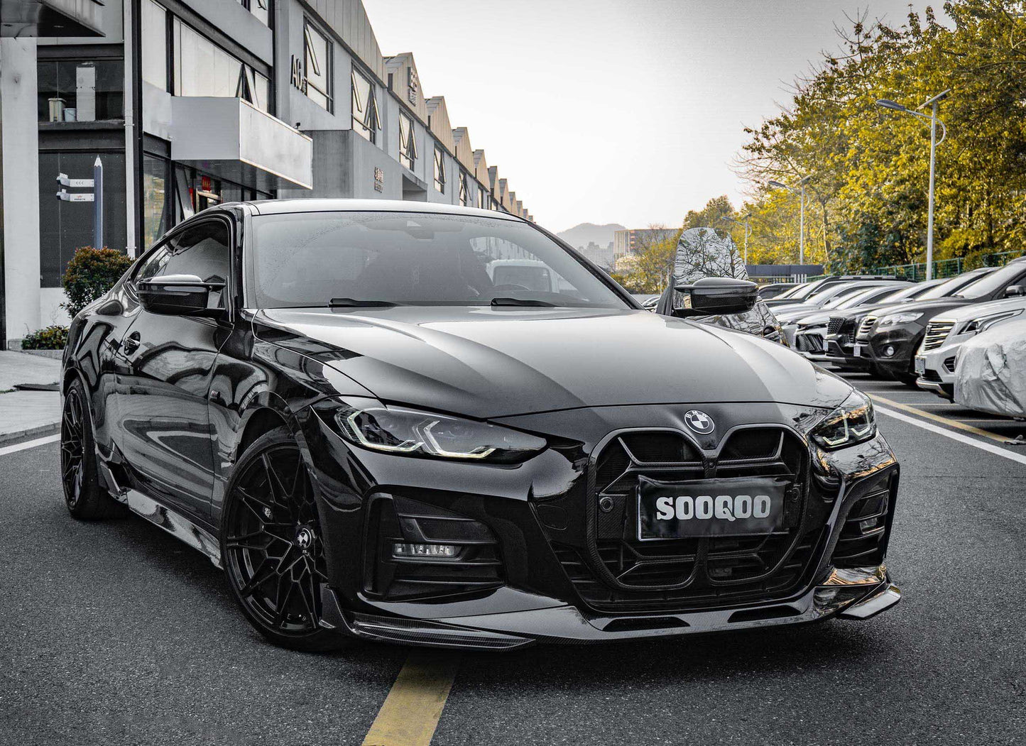 Dry Carbon Fiber - Front Grill CSL Style (with or without ACC sensor) [BMW 4 Series G22 | G23]