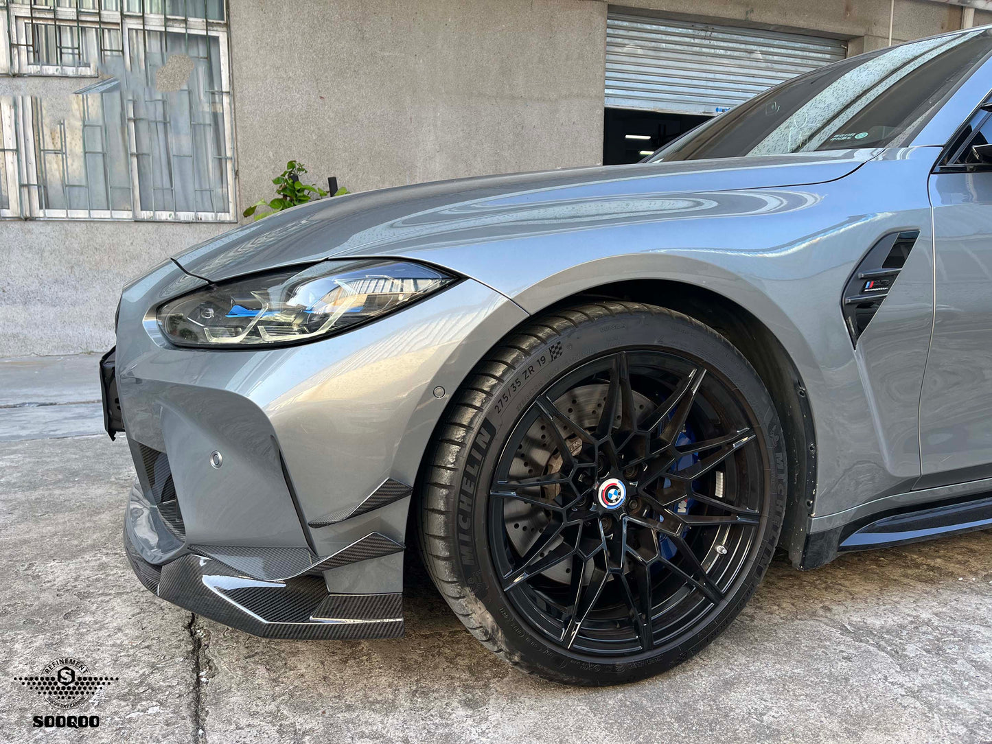 Dry Carbon Fiber - Front Side Canard VS Style [BMW M3 G80 | M4 G82]