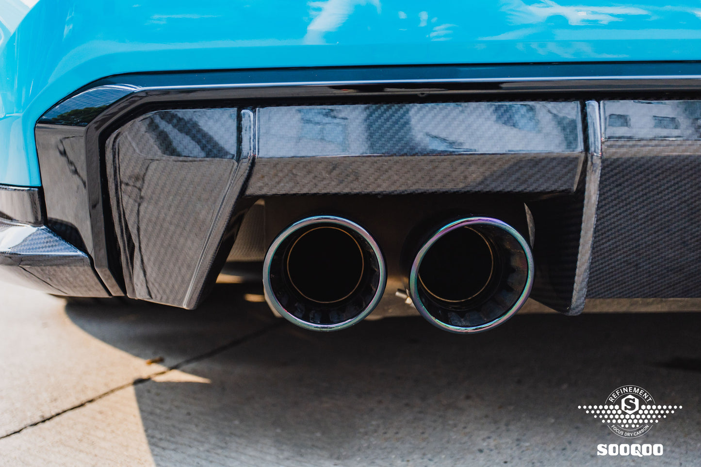 Dry Carbon Fiber - Diffuser Euro Style [BMW M3 G80 | M4 G82]