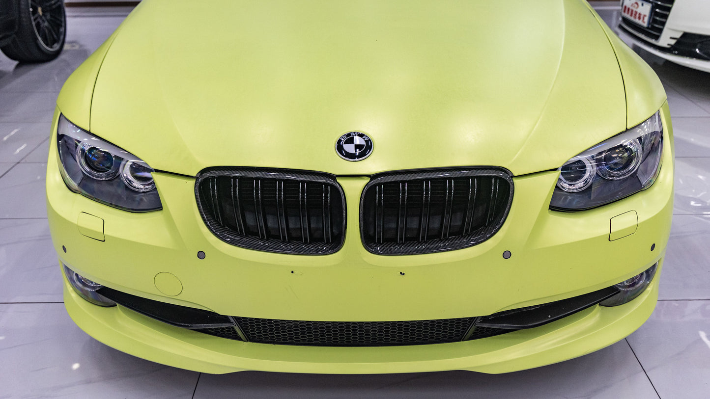 Dry Carbon Fiber - Front Grill Double Slat [BMW 3 Series E92 E93 LCI]