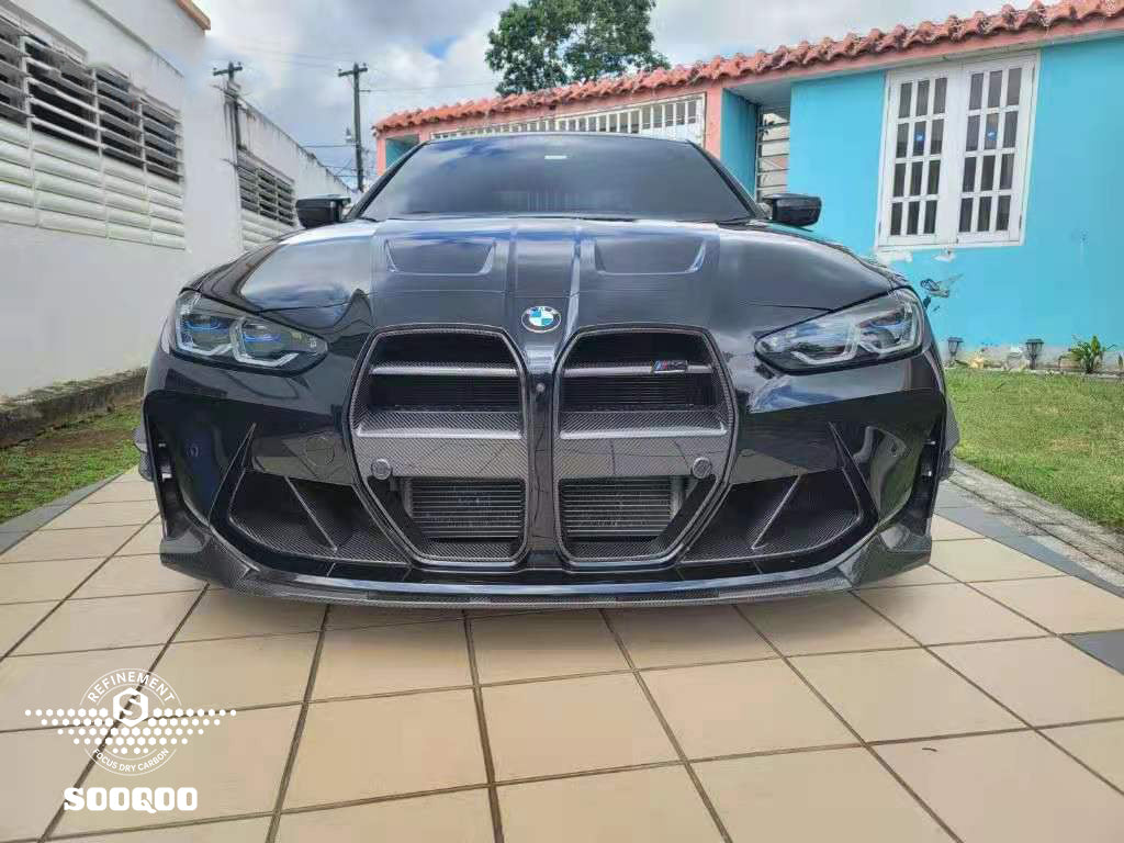 Dry Carbon Fiber - Front Grill V Style [BMW M3 G80 | M4 G82]