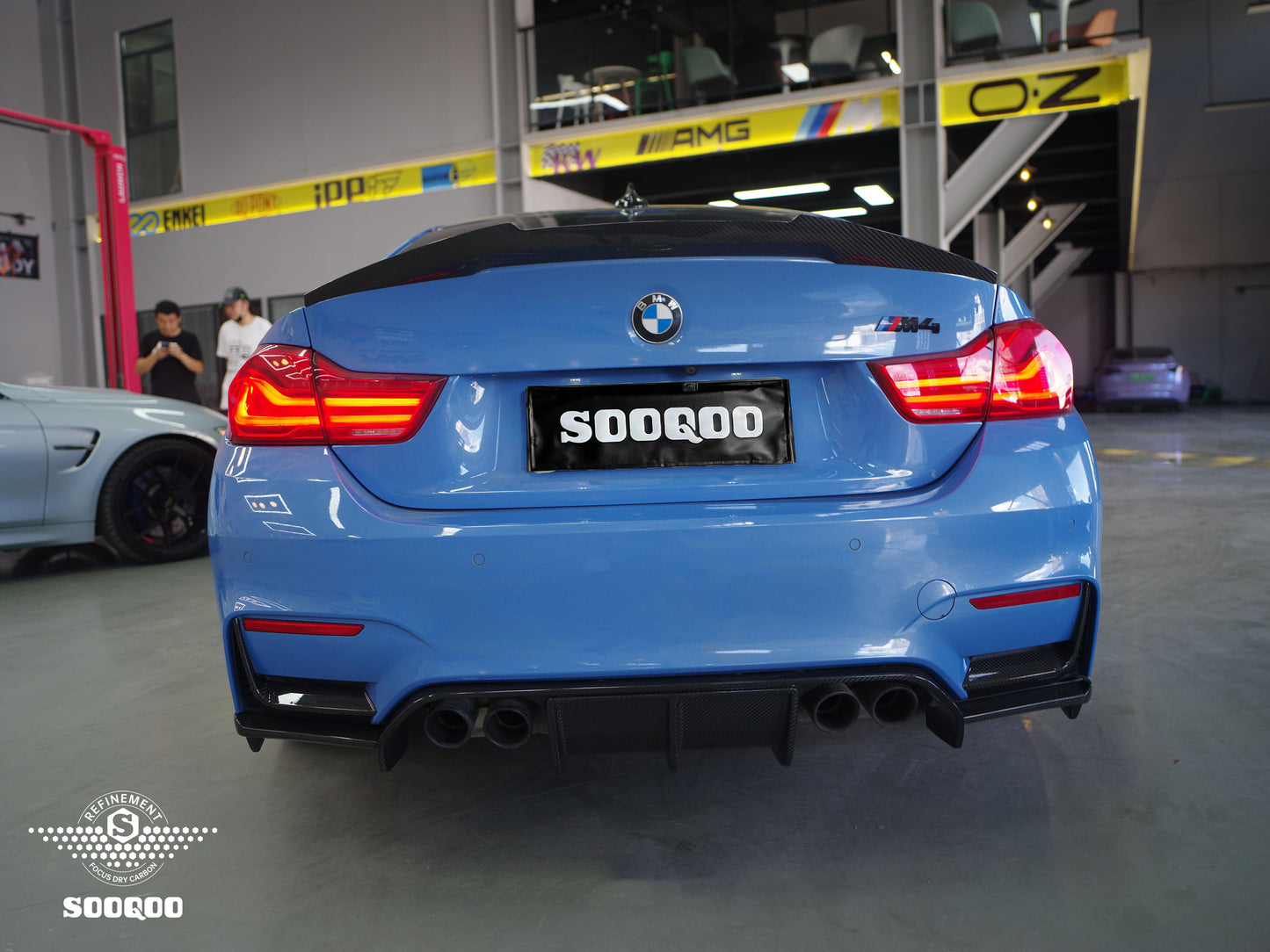 SQ Dry Carbon Fiber - Rear Splitter [BMW M3 F80 | M4 F82]