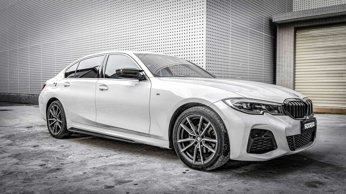 Dry Carbon Fiber - Side Skirt MP Style [BMW 3 Series G20]
