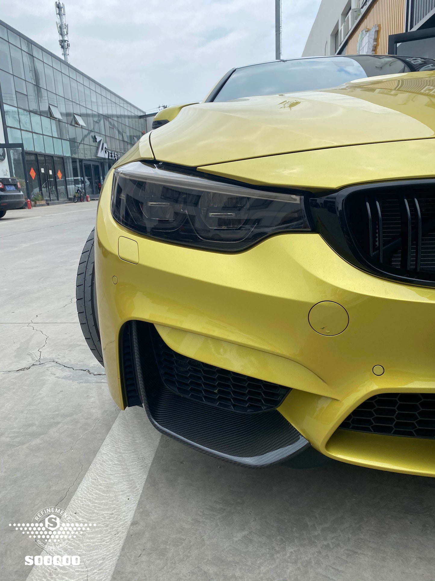 SQ Dry Carbon Fiber - Front Splitter [BMW M3 F80 | M4 F82]