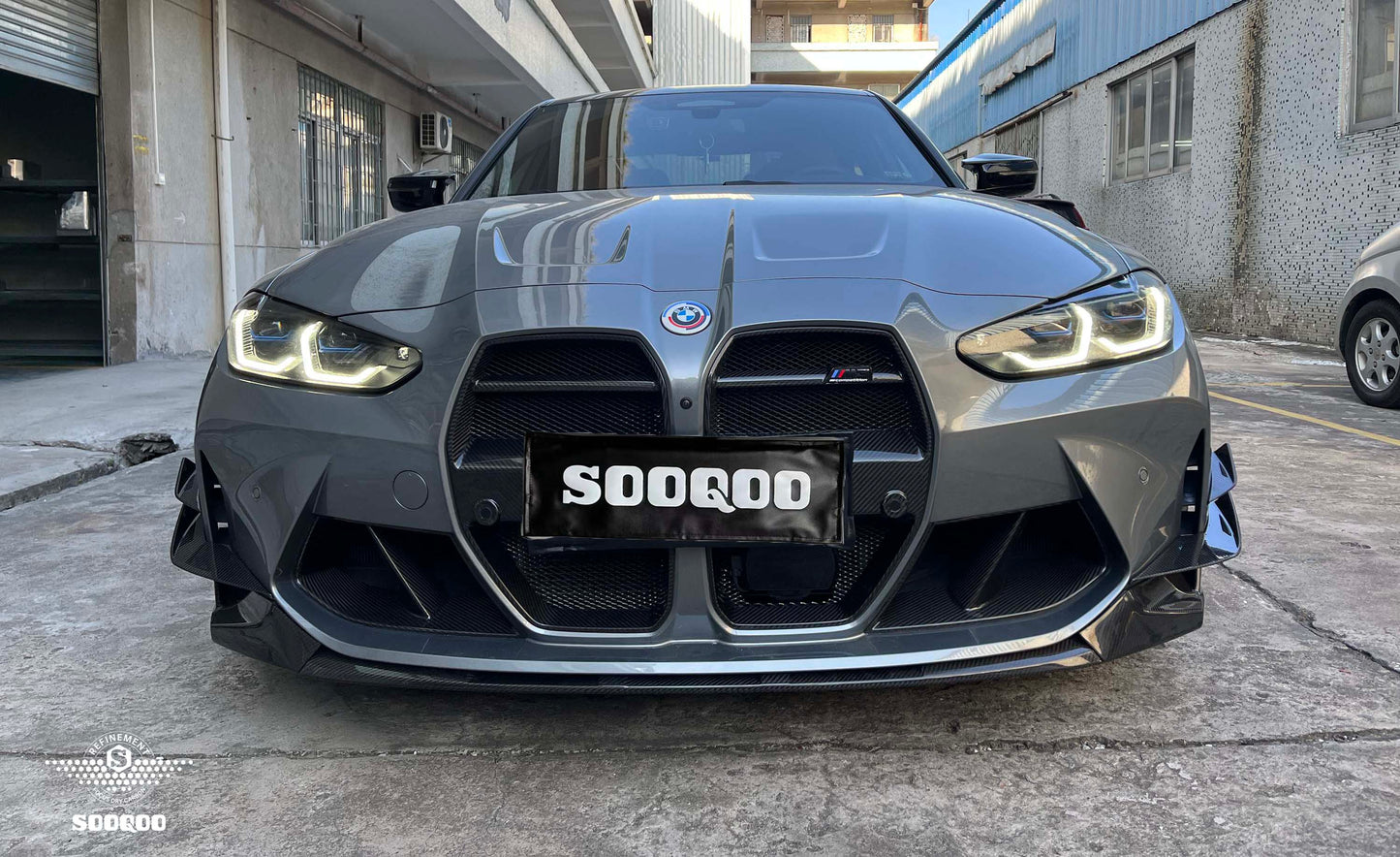 Dry Carbon Fiber - Front Side Canard VS Style [BMW M3 G80 | M4 G82]