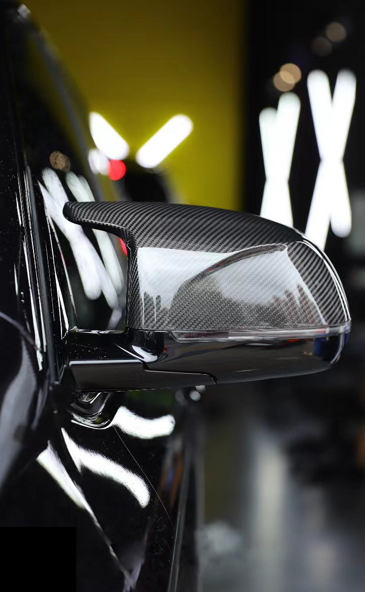 Dry Carbon Fiber - Mirror Cover OEM Style [BMW X5M F95 PRE-LCI | X6M F96 PRE-LCI]