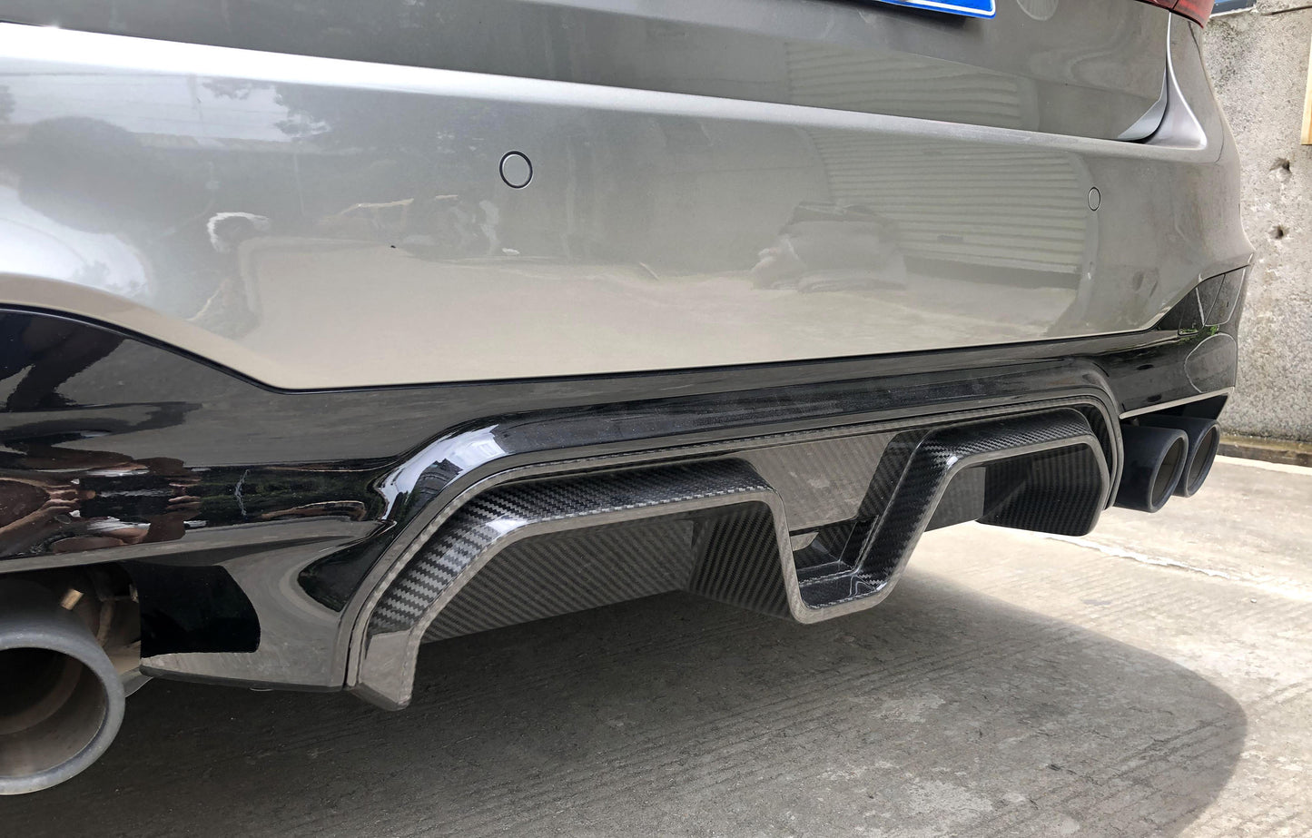 Dry Carbon Fiber - Diffuser LCI CS Style [BMW M5 F90]
