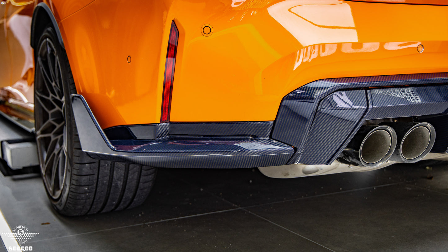 Dry Carbon Fiber - Rear Splitter MP Style [BMW M3 G80 | M4 G82]