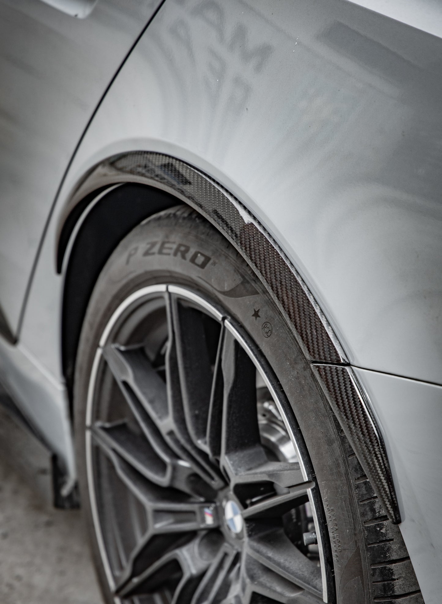 Dry Carbon Fiber - Wheel Arch Trim MP Style [BMW 4 Series G26]