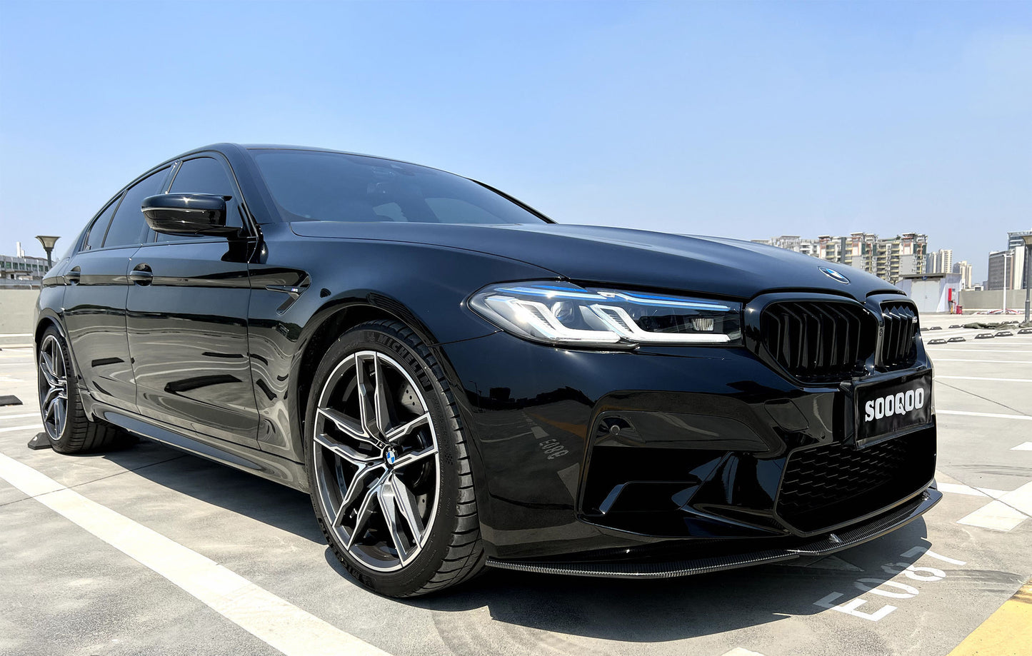 Dry Carbon Fiber - Front Lip LCI ST Style [BMW M5 F90]