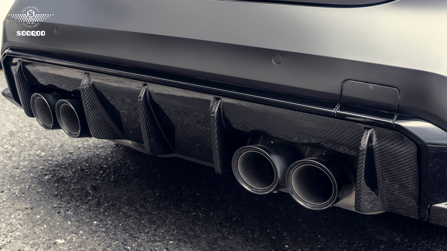 Dry Carbon Fiber - Diffuser OEM Style [BMW M3 G80 | M4 G82]