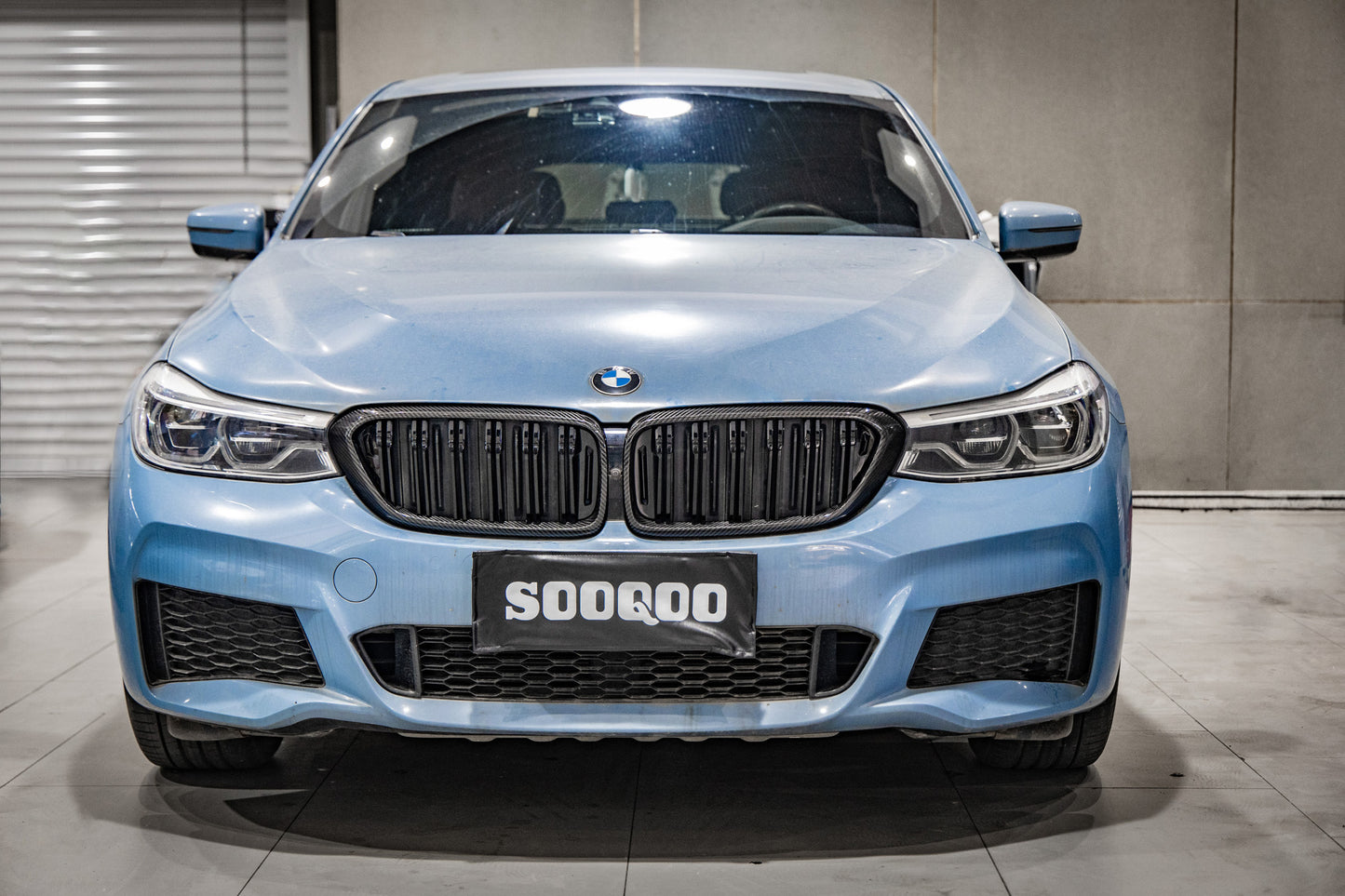 Dry Carbon Fiber - Double Slate Grill [BMW 6 Series G32 PRE-LCI]