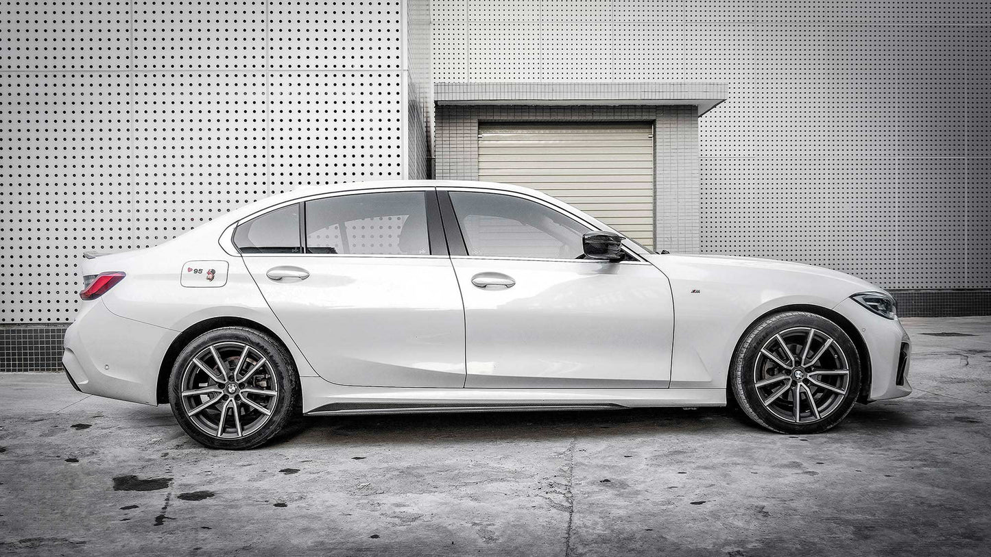 Dry Carbon Fiber - Side Skirt MP Style [BMW 3 Series G20]