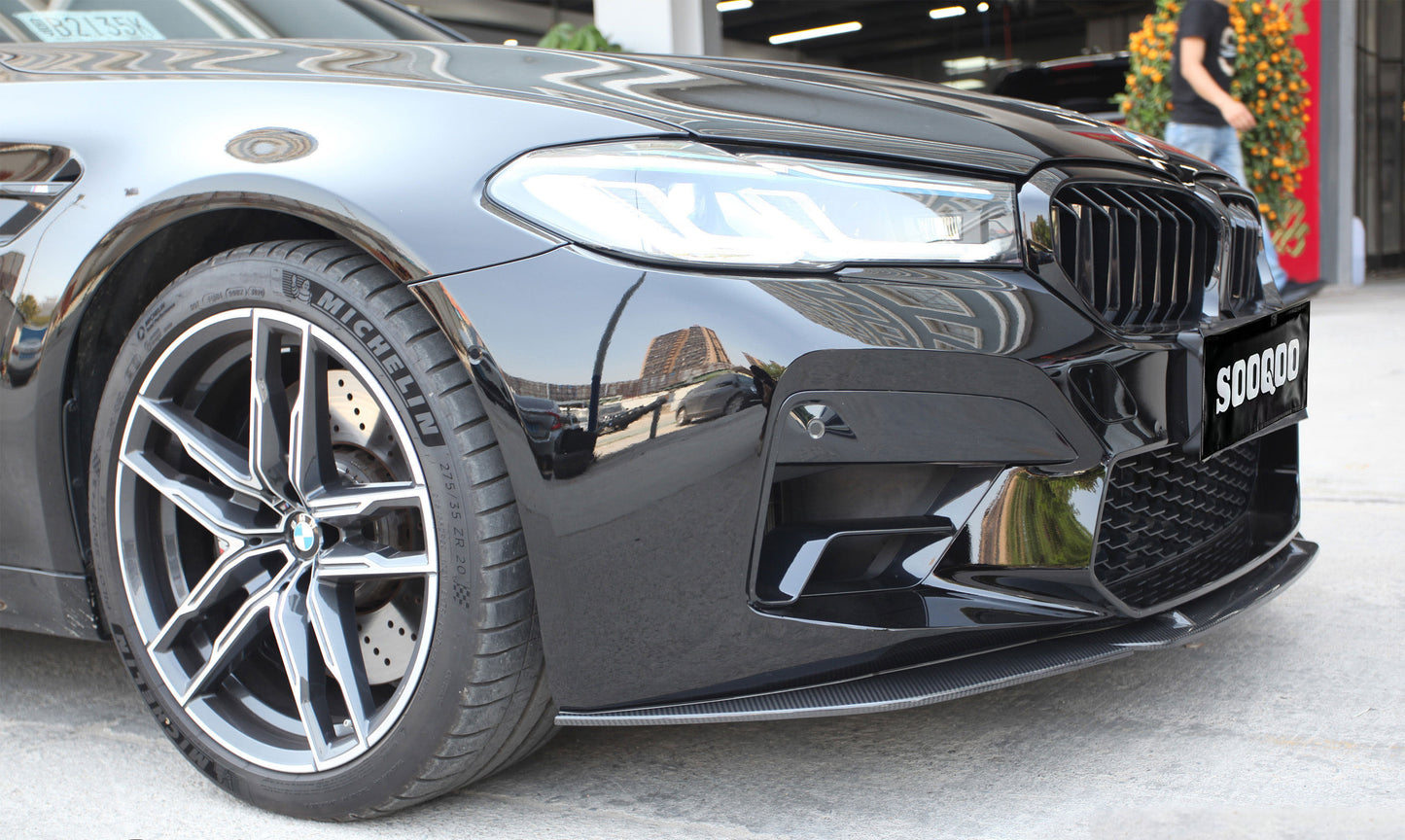 Dry Carbon Fiber - Front Lip LCI ST Style [BMW M5 F90]