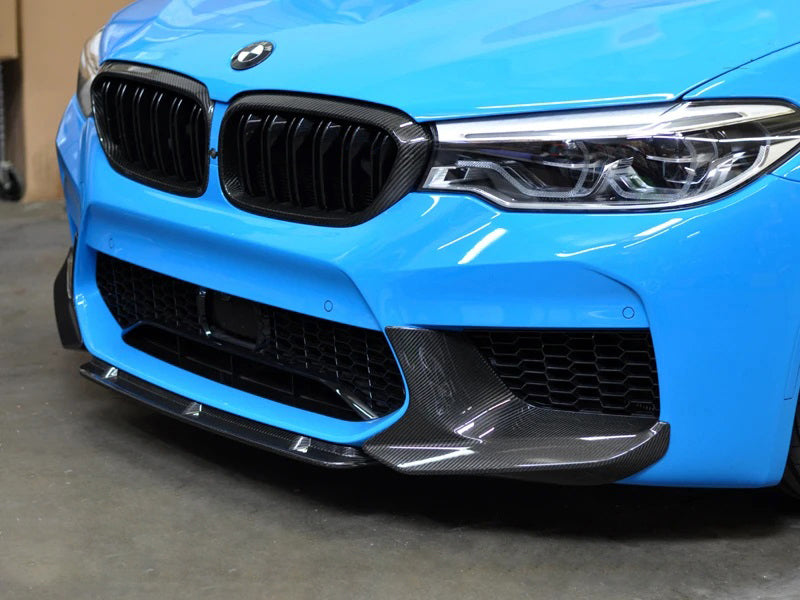 Dry Carbon Fiber - Front Splitter MP Style [BMW M5 F90 PRE-LCI]