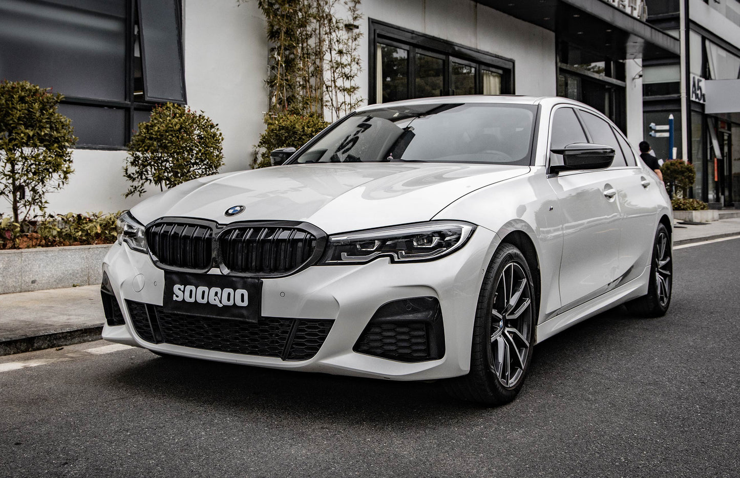 Dry Carbon Fiber - Front Grill Dual Slat [BMW 3 Series G20 Pre-LCI]