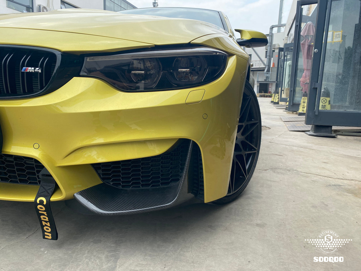 SQ Dry Carbon Fiber - Front Splitter [BMW M3 F80 | M4 F82]