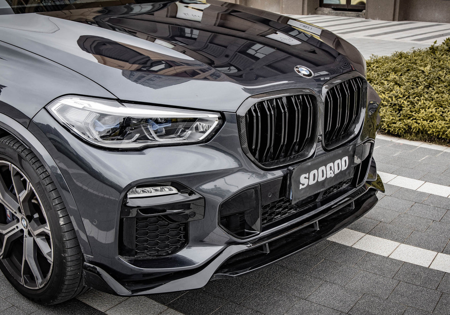 Dry Carbon Fiber - Double Slat Grill [BMW X5M F95 PRE-LCI]