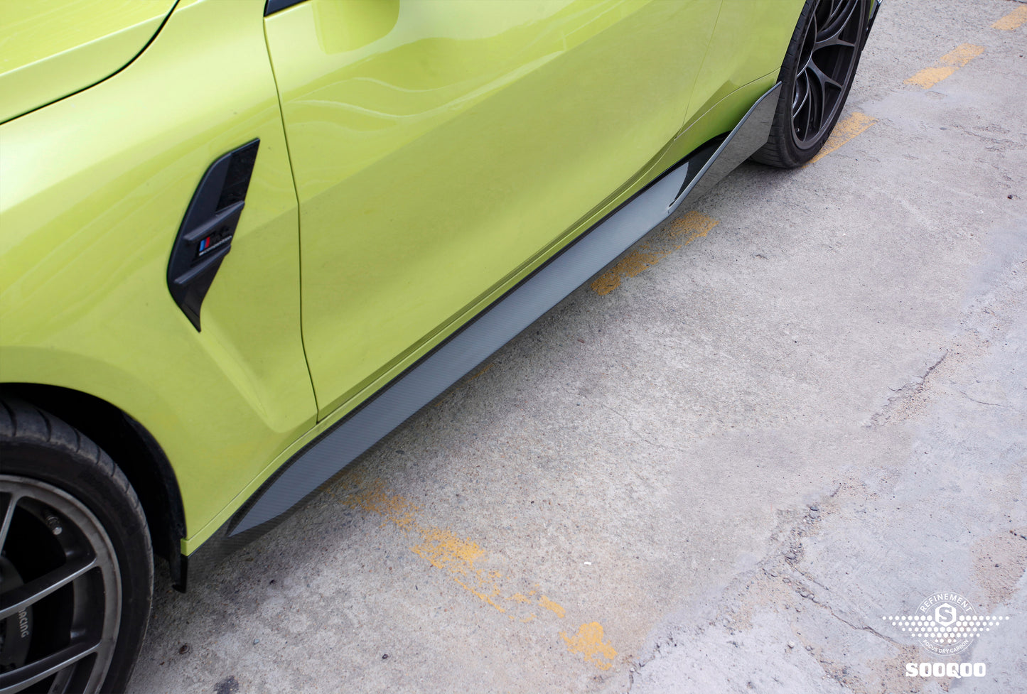 Dry Carbon Fiber - Side Skirt MP Style  [BMW M3 G80 | M4 G82]
