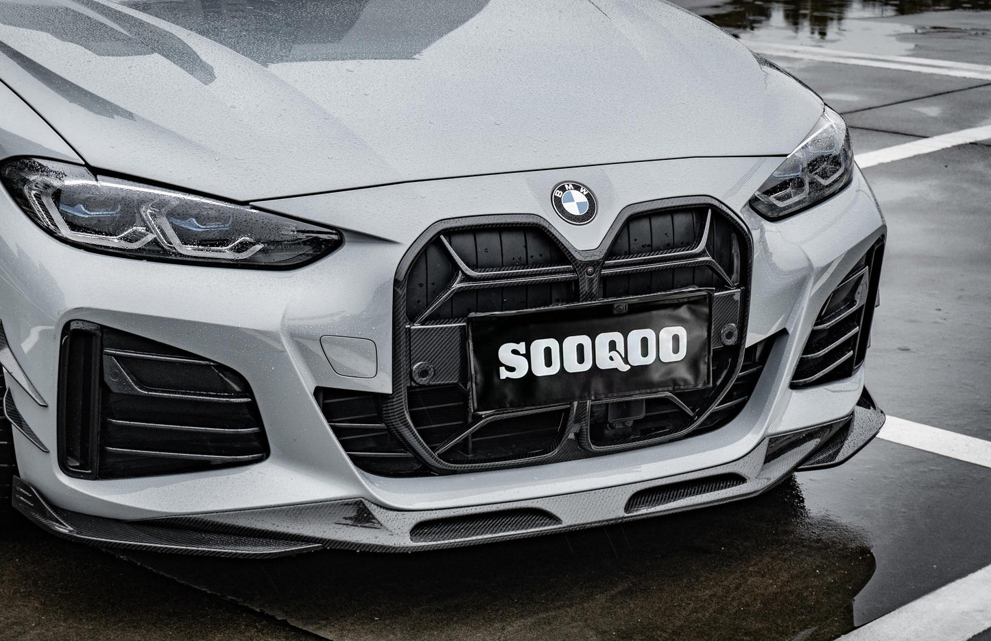 Dry Carbon Fiber - Front Grill CSL Style [BMW 4 Series G26]