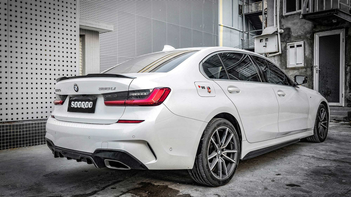 Dry Carbon Fiber - Side Skirt MP Style [BMW 3 Series G20]