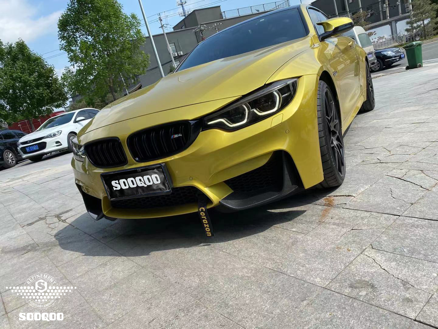 SQ Dry Carbon Fiber - Front Splitter [BMW M3 F80 | M4 F82]