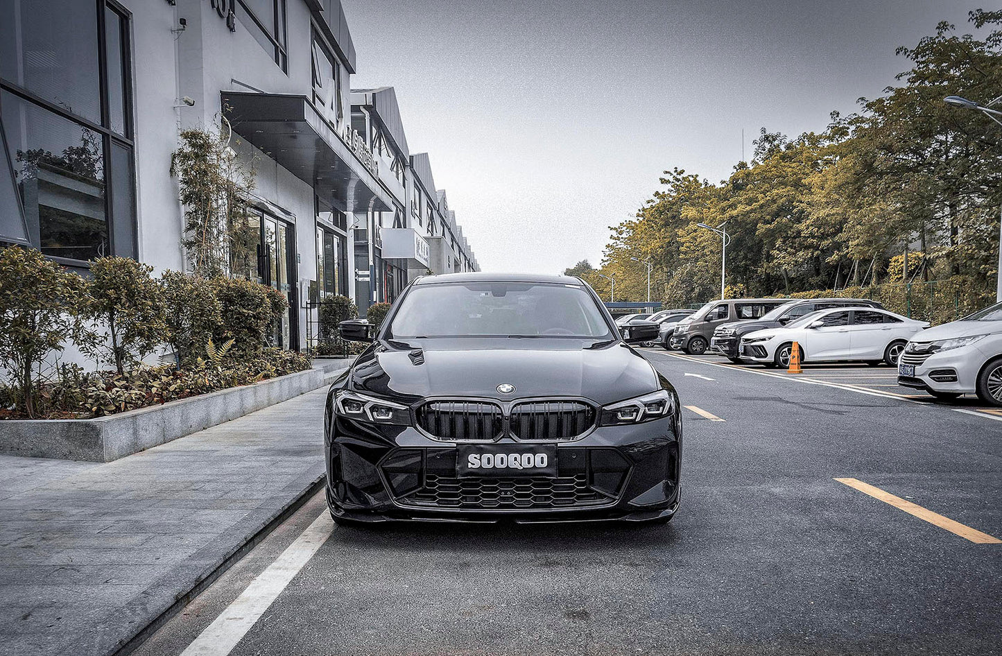 Dry Carbon Fiber - Front Lip MP Style [BMW 3 Series G20 LCI]