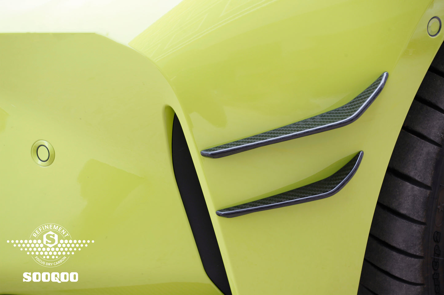 Dry Carbon Fiber - MP Style Front Side Canard [BMW M3 G80 | M4 G82]