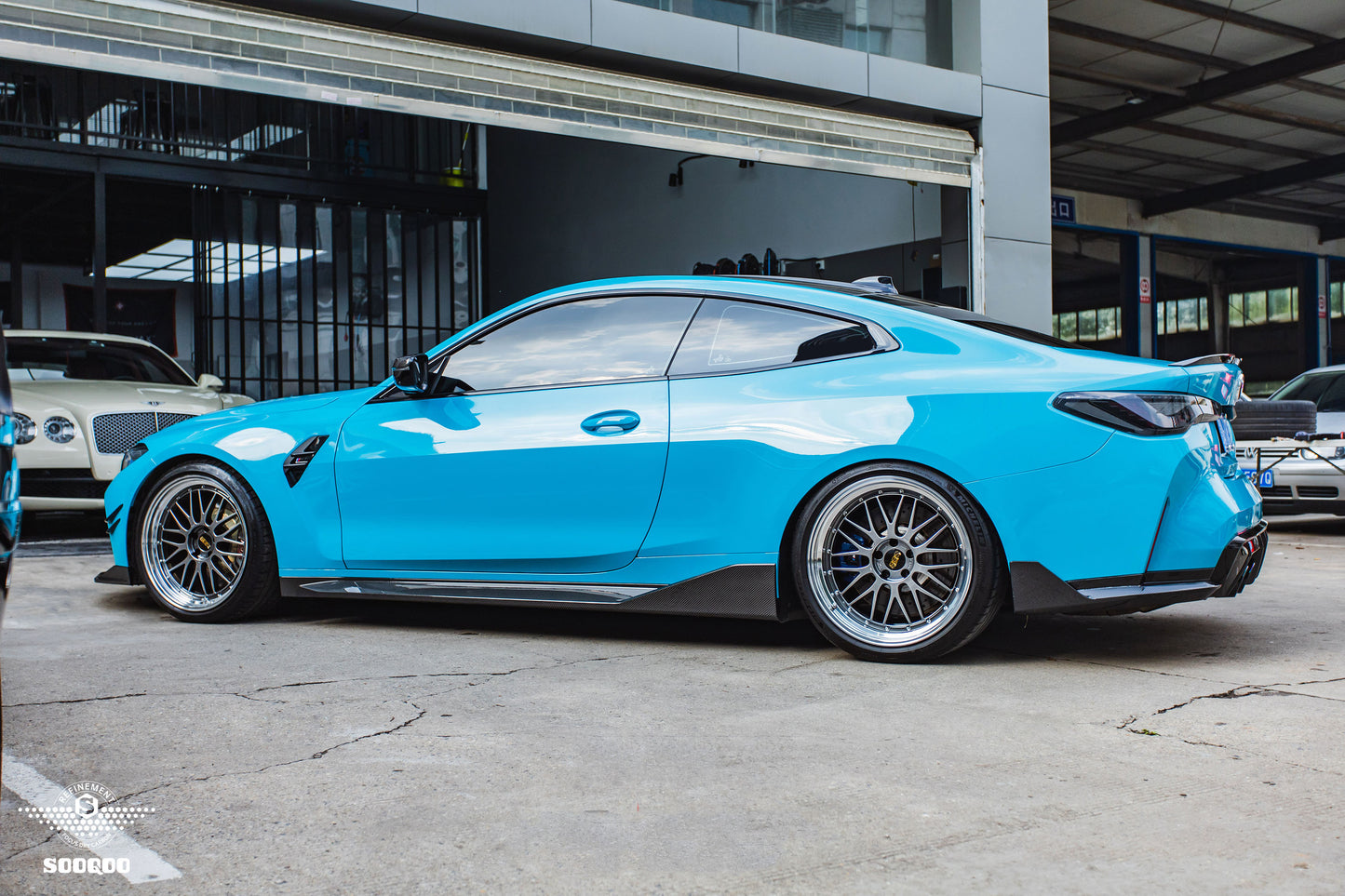 Dry Carbon Fiber - Side Skirt MP Style  [BMW M3 G80 | M4 G82]