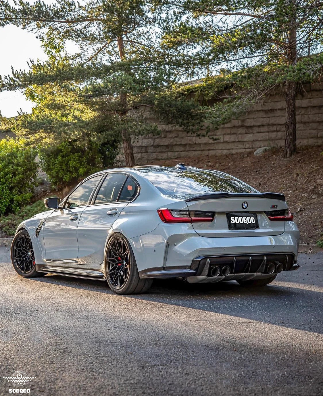 Dry Carbon Fiber - Diffuser OEM Style [BMW M3 G80 | M4 G82]