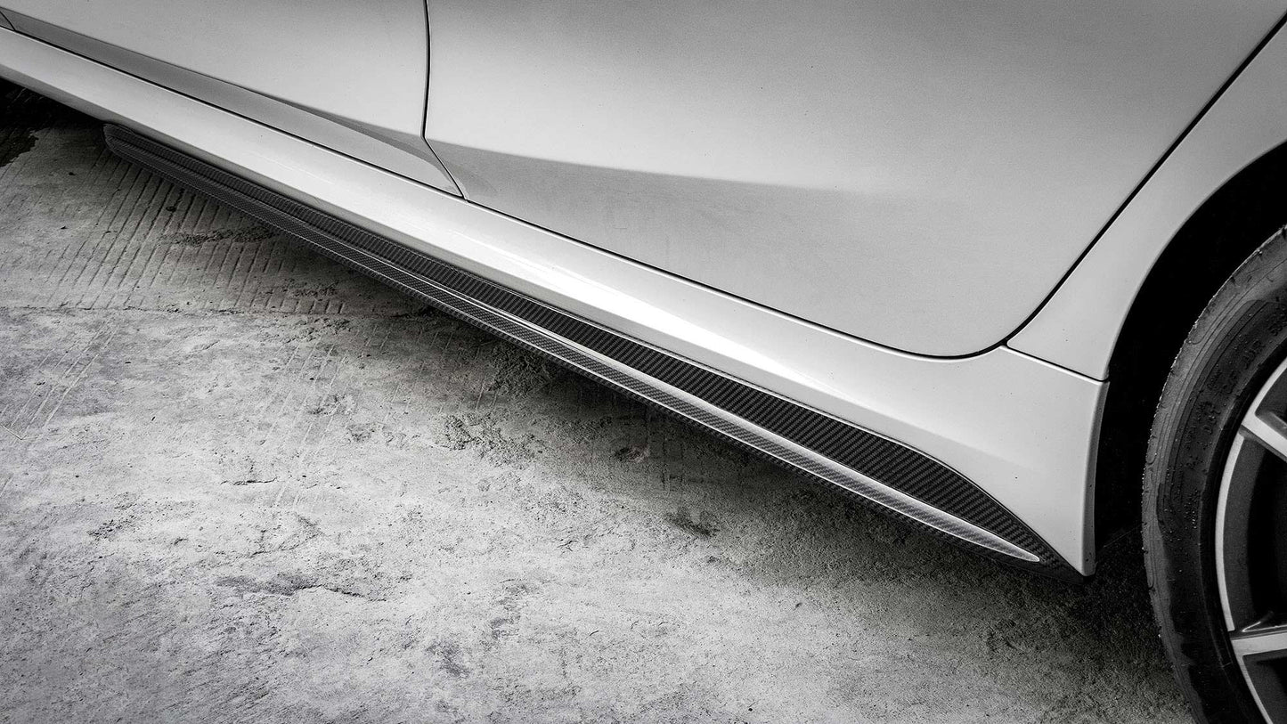 Dry Carbon Fiber - Side Skirt MP Style [BMW 3 Series G20]