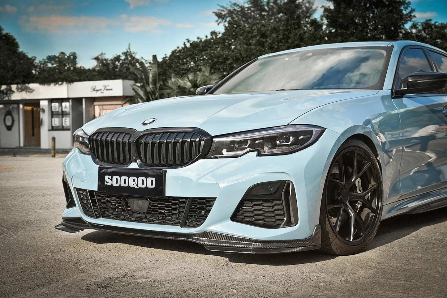 Dry Carbon Fiber - Front Lip MP Style [BMW 3 Series G20 Pre-LCI]
