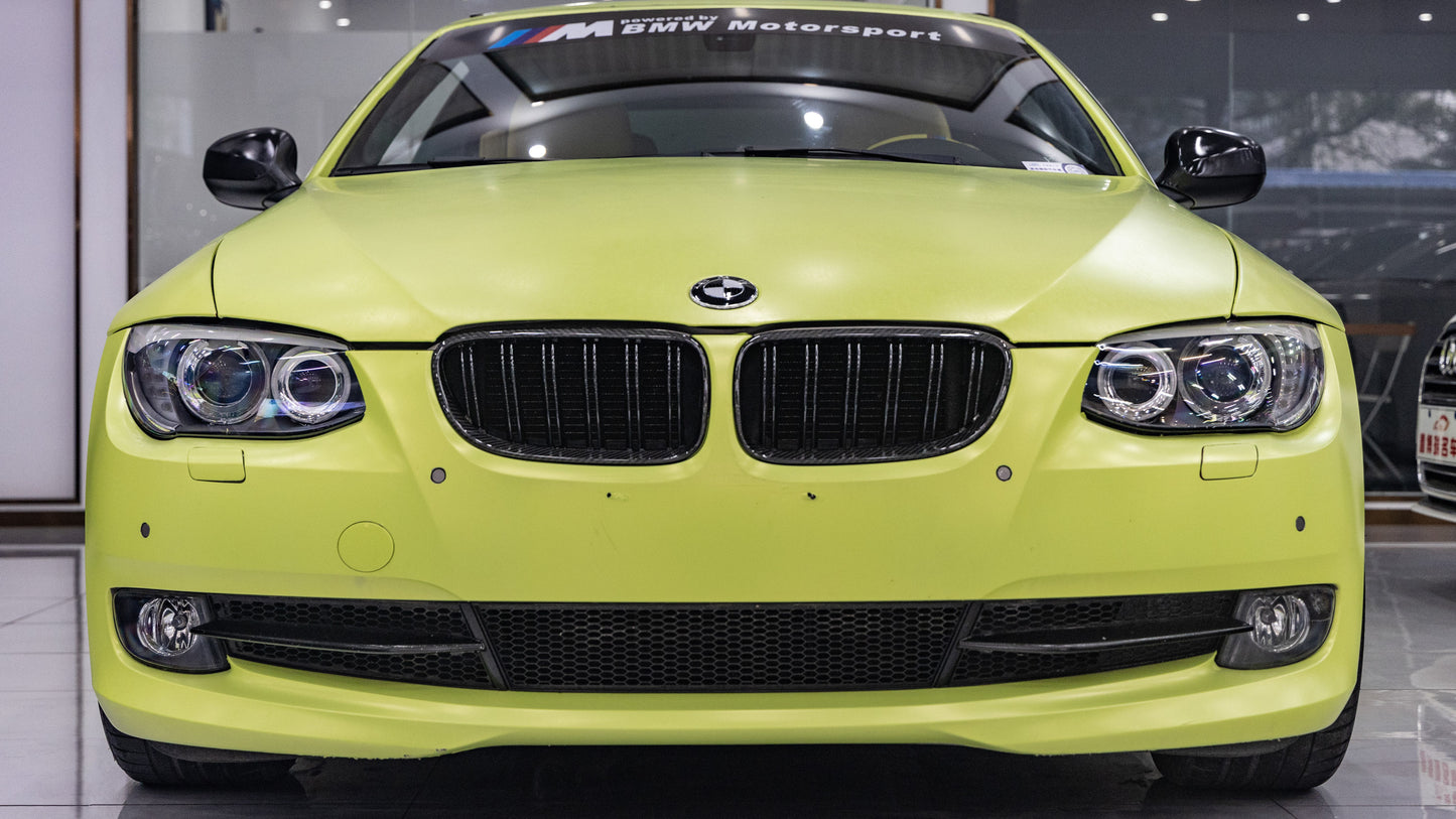 Dry Carbon Fiber - Front Grill Double Slat [BMW 3 Series E92 E93 LCI]
