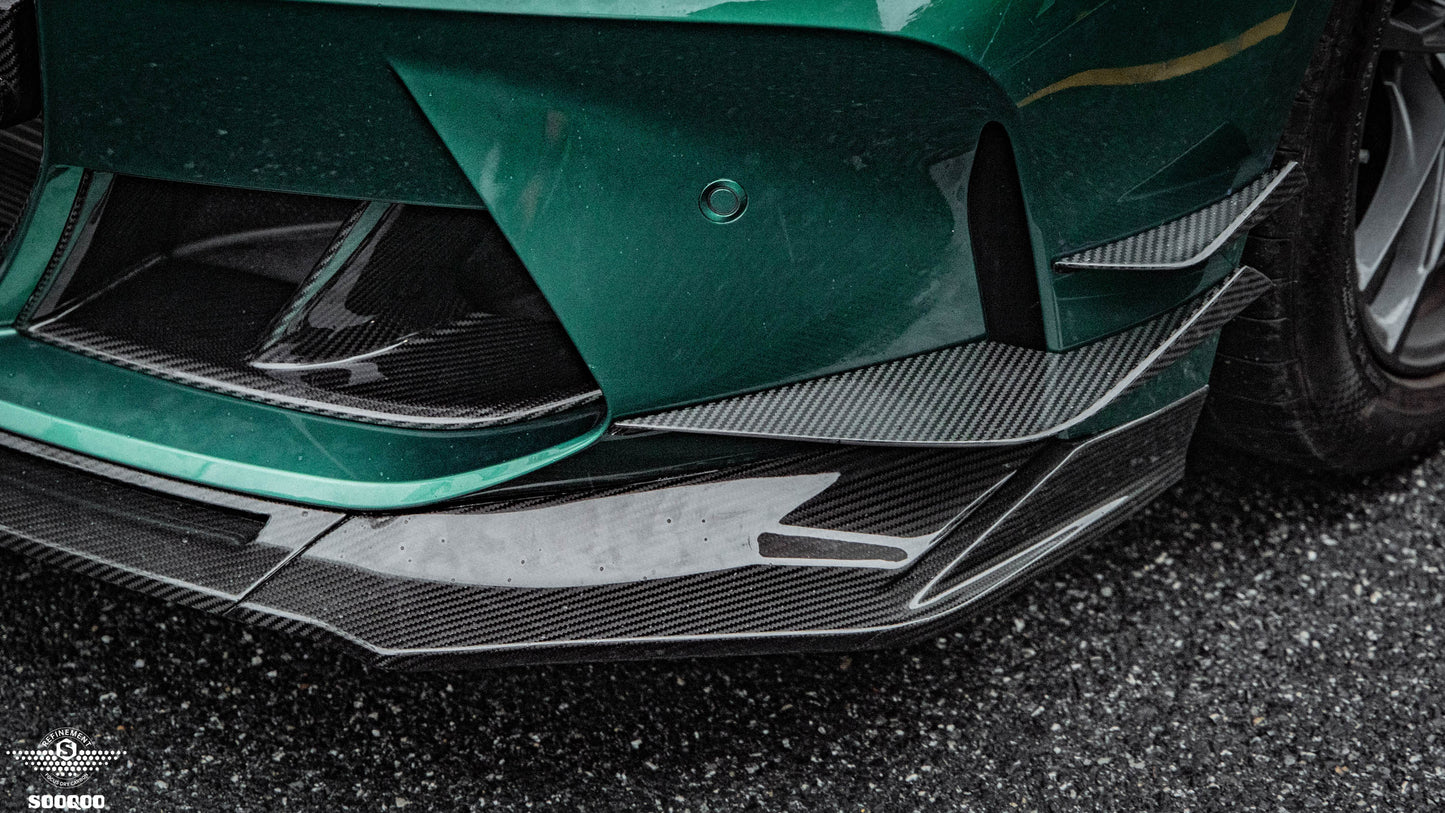 Dry Carbon Fiber - Front Side Canard VS Style [BMW M3 G80 | M4 G82]